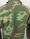 Original U.S. Army 1969 ERDL Jungle Fatigue Jacket, no lower pockets, used. Used Brown Leaf