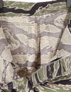 Original Late War Lightweight Tiger Stripe Pants Asian Cut Used and damaged.