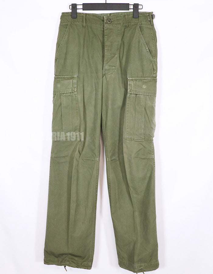 Real Jungle Fatigue pants, 2nd model, non ripstop fabric, used.