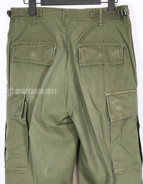 Real Jungle Fatigue pants, 2nd model, non ripstop fabric, used.