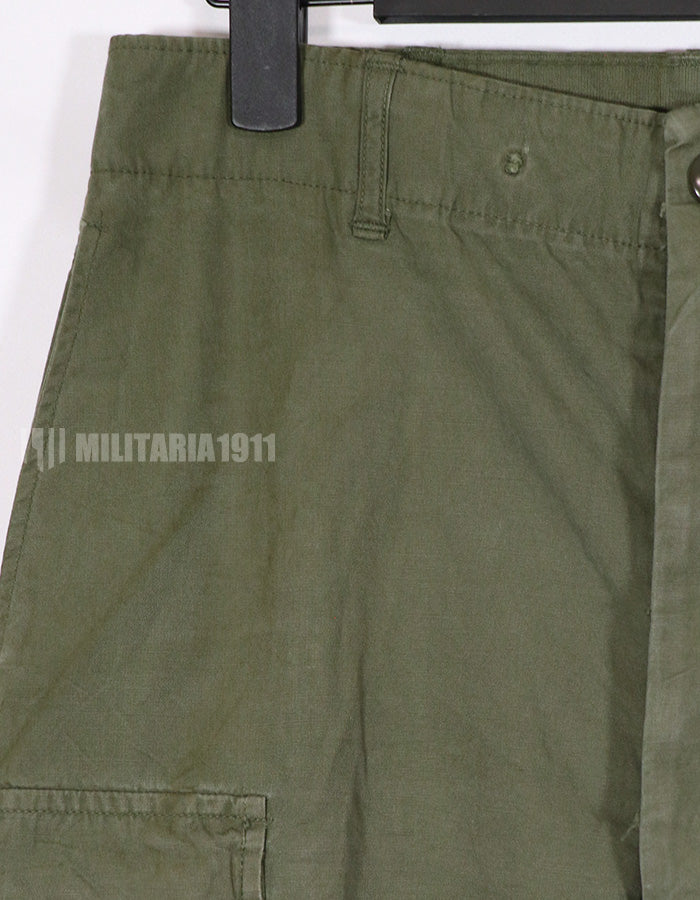 Real 1963 1st Model Jungle Fatigue Pants with leg ties, rare.