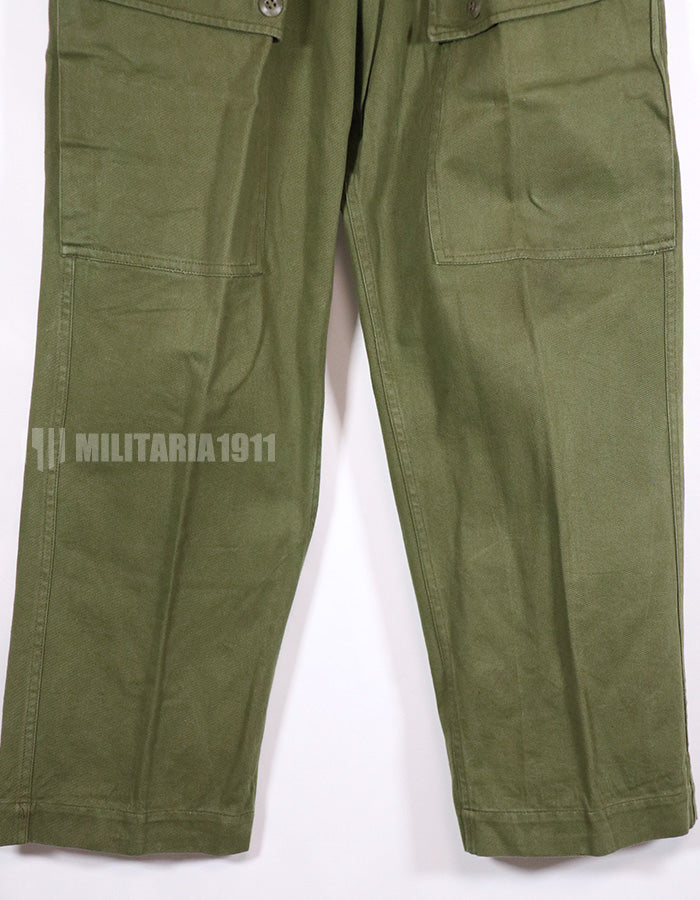 Real 1970 unused AATTV Australian Army Fatigue Pants C.G.C.F VICTORIA 1970