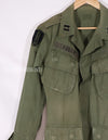 Real 1969 4th Model Jungle Fatigue Jacket, damaged, patch included.