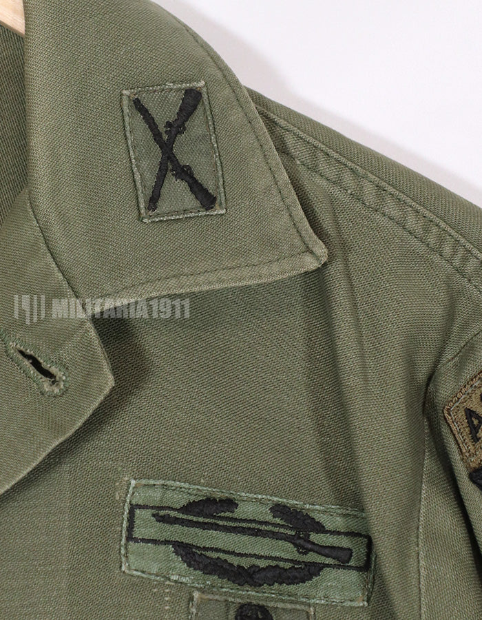 Real 1972 OG-107 Utility shirt, 101st Airborne Division  (patch retrofitted)