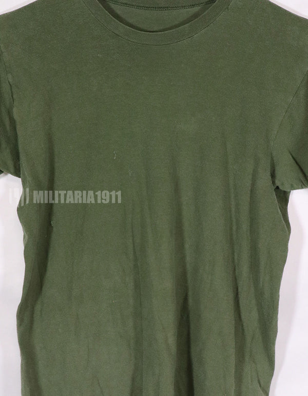 Real 1960s-1970s U.S. Army OD T-shirt Inner, Used E