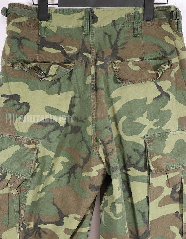 Real Poplin ERDL Jungle Fatigue Pants Non Rip Used