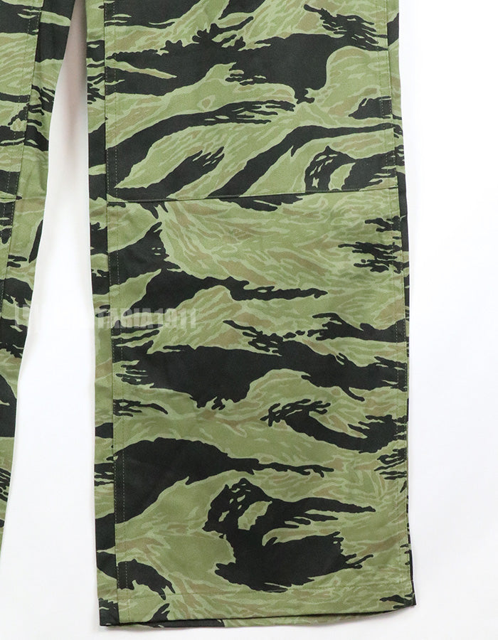 Replica Sea Wave Pattern Tiger Stripe Utility Pants Cut Tiger Stripe Pants