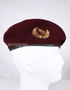 Real South Vietnamese Ranger BDQ Maroon Beret with metal insignia